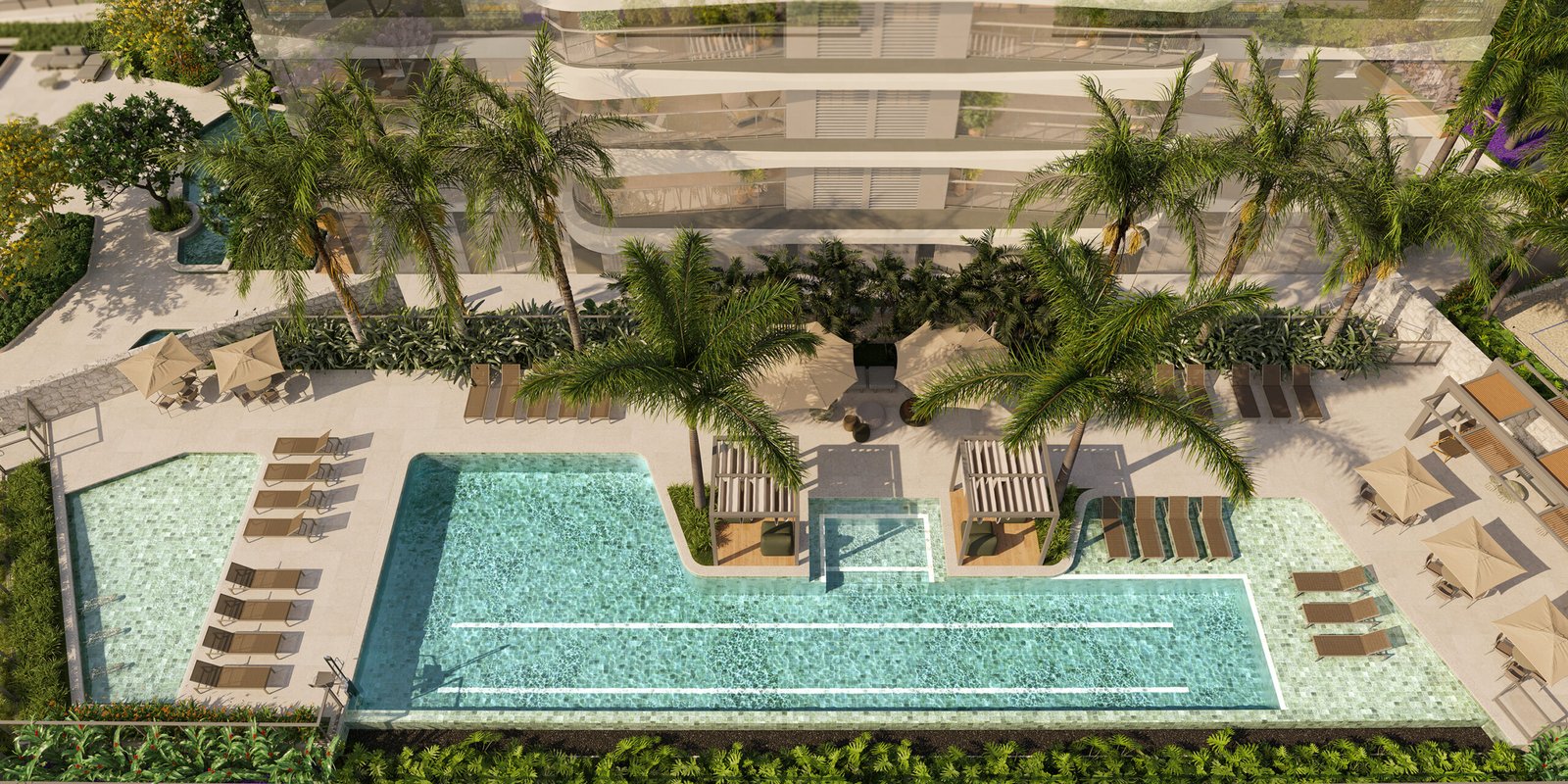 Piscina Vista Aérea — Casa Parque Cerâmica