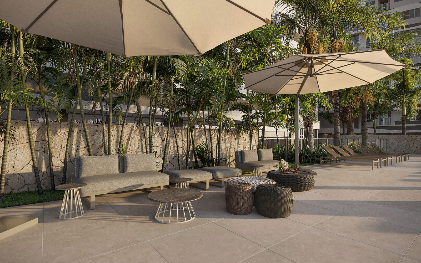 Lounge da Piscina — Casa Parque Cerâmica
